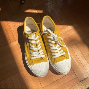 Palladium Palla Ace Canvas Sneakers Mustard Yellow